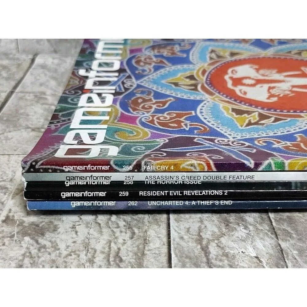 Lot Of 5 Game Informer Magazine Issues 255,257,258,259,262